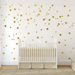 Nordic Style Five-Pointed Star Wall Sticker DIY Wall Art Decals For Kids Children Bedroom Nursery Home Decoration Stars Stickers