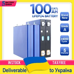 CATL 8/16/32st 100AH ​​24V 48V LIFEPO4 Batteripaket Litiumjonceller 3.2V LifePo4 -batterier i lagerfartyg gratis till Ukraina