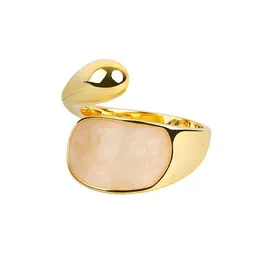 Anelli a fascia Trendy Shell Geometry For Women Simple Vintage Sier Color Elegante Party Jewelry Accessori per dito indice Drop Del Dhhoh