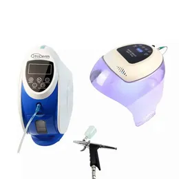Beauty Multifunction 7 colors Led light Oxygen Facial Mask Dome Therapy Acne Skin Rejuvenation machine With O2 to derm Dome