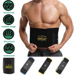 Men's Body Shapers Men Waist Trimmer Weight Loss Wrap Sweat Sauna Slim Belt for Men and Women Neoprene Belly Fat Slimming Stomach Back Support Band 230606