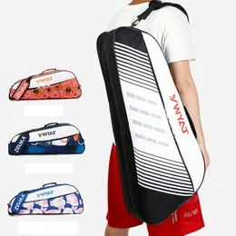 Sacos de tênis à prova d'água Badminton Racket Bag Single Shoulder Thicken Gymbag Sport Bags For Badminton Training Shoes Kids Adult Gifts 230606