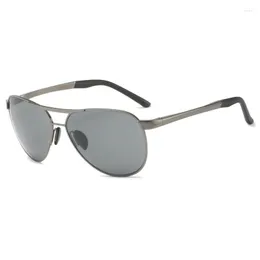 Sunglasses Luxury Pilot Men Women Driving Fishing Retro Sun Glasses Brand Designer Male Metal For Man Shade P8649