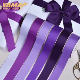 Packaging Paper YAMA 25 28 32 38 mm 100yardslot Blue Purple Wholesale Grosgrain Ribbon for Diy Dress Accessory House Wedding Decoration Ribbons 230605