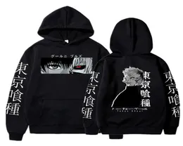 Tokyo Ghoul Anime Hoodie Pullovers Tops Long Sleeve Ken Kaneki Graphic Casual Fashion Cloth Pullover Y09271424355