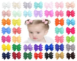 Quality Fashions 40 Colors Baby Kids Girls Barrettes Bowknot Hairpins Children Hair Clips Hairclips Hair Bows Hair Accessories4587716
