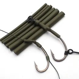 Angelzubehör 30PCS Karpfen Matte Silikon Wärmeschrumpfschläuche Rig Tube für Ronnie Rigs Haar Terminal Tackle 230606