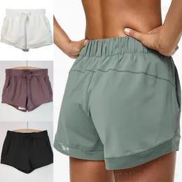 Lu Align Lu Shorts esportivos Yoga Woman Fitness Sweatpants Pronto para jogging Pant Pockets Calças soltas Wunder Train Roupa de treinamento rápida e gratuita ao ar livre