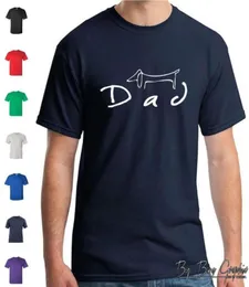 T Shirt Mens Dachshund Weiner Dog DAD I Love My Pet Fur Baby Rescue Adopt Save ONeck Top8290083