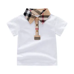 Spliced Boys Polo Shirts Cotton Toddler Baby Tops Tees Summer Kids Shirts Tops Children Clothes 2-6 Years