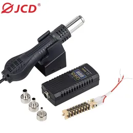 Guns JCD Hot air gun 8858 Micro Rework soldering station LED Digital Hair dryer for soldering 700W Heat Gun welding repair tools