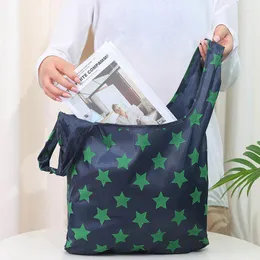 Storage Bags 1PC Shopping Bag Eco-friendly Hand Shoulder Grocery Market Reusable Foldable Supermarket Shop