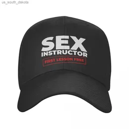 Classic Unisex Sex Instructor Baseball Cap Adult Adjustable Dad Hat for Men Women Sports Snapback Hats Summer Caps L230523