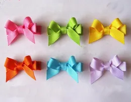 Lovely Hairpins Hair Bows Clips Rainbow for Girl Kids Children Duckbill Hairpin Candy Color Mini Barrettes Accessories FJ32122759550
