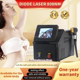 Nova máquina de rejuvenescimento da pele para depilação a laser de diodo 808NM verão três comprimentos de onda 808nm 755nm 1064nm
