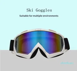 Ski Goggles Winter Motorbike Snow Sports CrossCountry Snowmobile Goggle Sunglasses AntiFog UV Men Interchangeable Lens Glasses7423450