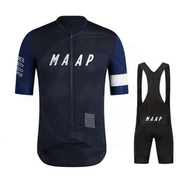 ركوب القميص الدراجات مجموعة الصيف مجموعة الدراجة Maap Tops Bicycle Clothing Sports Bib Shorts Ropa ciclismo mtb موحدة 230606
