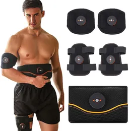 Core Abdominal Trainers Recarregável Trainer Belt Vibration Smart Fitness Body Slimming Cintura Barriga Braço Perna Massagem Muscular Treino Ginásio 230606