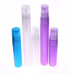 510 ml Mini Mist Lege Parfum plastic Spray Hervulbare Fles Draagbare Sample Fles Kleine Verstuiver Kleurrijke Sproeier Bottles1773506