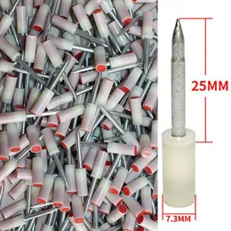 Spijkerpistolen 80/100/200PCS 16/20/25mm Nails Suitable for 7.3mm Nail Gun Round Steel Nails for Manual Steel Nails Gun Accessories Steel Nails