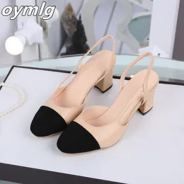 2020 heißer verkauf Sommer Frauen Schuhe Kleid Schuhe mitte Ferse Quadratischen kopf mode Schuhe Hochzeit party Sandalen Casual Schuhe frauen