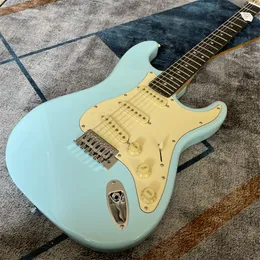 Em estoque Vicers guitarra elétrica azul personalizada escala de jacarandá Guitarra Eletrica Chirome hardware Alta qualidade Transporte rápido Guitare