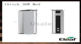 Eleaf iStick 30W mit OLED-Bildschirm Mod-Akku Ismoka iStick 30W 2200mah Ecigarette-Akku VV VW Mod 100 Original 24 Stunden Shippi8710594