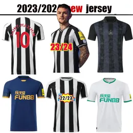 22 23 24 Nowe koszulki piłkarskie Castle 130th Special Edition Bruno G. Joelinton Isak 2023 2024 NUFC Fani Wersja United Maximin Wilson Almiron Football Shirt