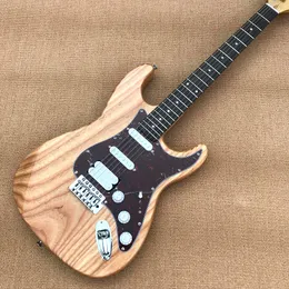 St elektro gitar 39 inç 6 string 21 perdeler Basswood gövdesi Elektro Gitar Guitarra Hoparlör Gitar Parçaları Aksesuarları