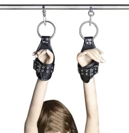 sexy toys for woman Leather Ankle Wrist Suspension Cuffs Restraint BDSM Bondage Strap Keep Suspended Hanging Handcuffs6104855