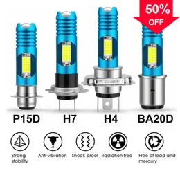 Neue H4 H7 BA20D P15D LED Auto Scheinwerfer Motorrad Kopf Lichter Hohe Helligkeit Starke Stabilität Ersatz Lampe Birne