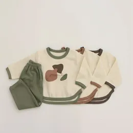 Clothing Sets MILANCEL Baby Clothing Set Toddler Girls Clothes Suit Graffiti Blouse and Pants 2 Pcs 230606