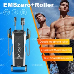 2023 Novo 2 em 1 EMSZERO Plus Roller Equipment 4 Handles Fat Decomposition Muscle Booster Fitness Beauty Instrument 5000W for Gym
