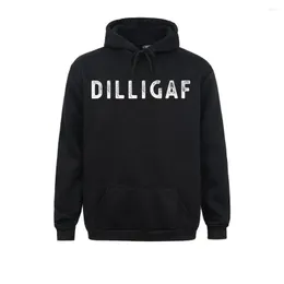 Men's Hoodies DILLIGAF Do I Look Like Give A F Funny Sarcastic Humor Long Sleeve Mens Sweatshirts Printed On Hoods Oversized