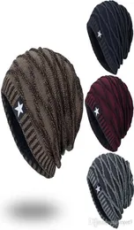 Unisex knitted warm hat men star beanie hedging winter warm outdoor hat bone hat 2019 NEW7519849