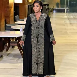 Ethnic Clothing African Dresses For Women Nigeria Turkey Caftan Traditional Ramada Abaya Muslim Diamond Boubou Robe Clothes Dress