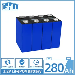 3.2V Lifepo4 Batteria 280Ah 12V 24V Litio Ferro Fosfato Cella FAI DA TE Batteria Solare Per RV EV Camper Golf Cart Barche Off Grid