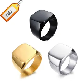 Europäisches und amerikanisches minimalistisches Design, kleiner quadratischer Ring, atmosphärische Mode, helle Oberfläche, wasserdichter Herren-Fingerring