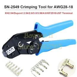 Tang CNLX SN2549 Crimping Tools for AWG2818 (0.081.0 mm2) XH2.54/Dupont 2.54/2.8/3.0/3.96/4.8/KF2510/JST Terminal Crimper Plier