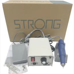 Verktyg Strong 90 Control Box 40000RPM 65W Blue Traus105L Micromotor Handle Electric Nail Drill Kit Manicure Machine