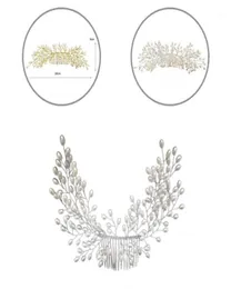 Accesorios para el cabello Clip de boda Accesorio decorativo Elegante cabeza de perla de imitación Peine nupcial para Party7332914