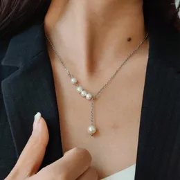 Catene Collana di perle Boutique Gioielli da donna Moda minimalista Elegante classico
