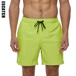 Men's Shorts Brand Escatch Summer Men Beach Board Shorts Surfing Pants Male Swimming Trunks Casual Swimwear Quick Dry Swimsuit 230607