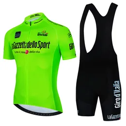 Rowerowe koszulki Sets Tour po Włochy Ubrania rowerowe Jersey Set Set Summer Road Rower z krótkim rękawem odzież MTB Jersey Set Sport Wear 230607