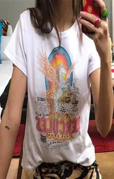T-shirt grafiche con tigre nera ispirata a Boho T-shirt casual da donna in cotone a manica corta da donna T-shirt casual da donna di nuova moda LJ9327853