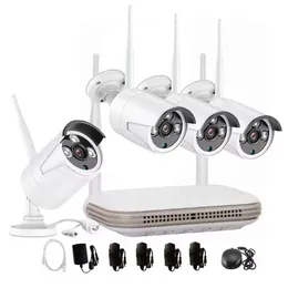 3MP WiFiセキュリティカメラシステム2ウェイオーディオハウス保護ワイヤレスIPカムNVRキットビデオ監視カメラ