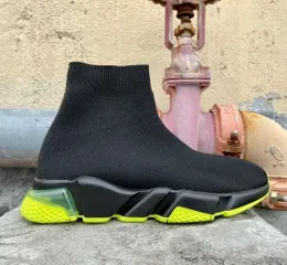 2023 Najwyższej jakości Trainer Treszcze Socki Buty dla mężczyzn Kobiety Triple Black Casual Buty Buty mody Designer Trwarek kostki 36-46