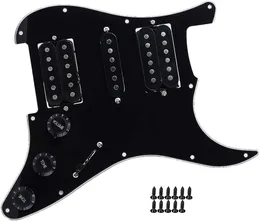 Laddade fördrivna gitarrhsh pickups för ST Strat Stratocaster svart