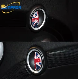 Nyaste designinredning Dörrhandtag Decoration Car Styling Car Stickers för BMW Mini Cooper S R55 R56 R57 Cartoon National Flag1254412