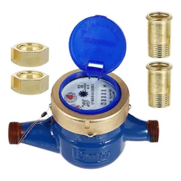Water Meters 1PC Water Flow Meter Durable Easy to Install High Quality Long Time Use Flow Meter for Outdoor Indoor Garden Home 230606